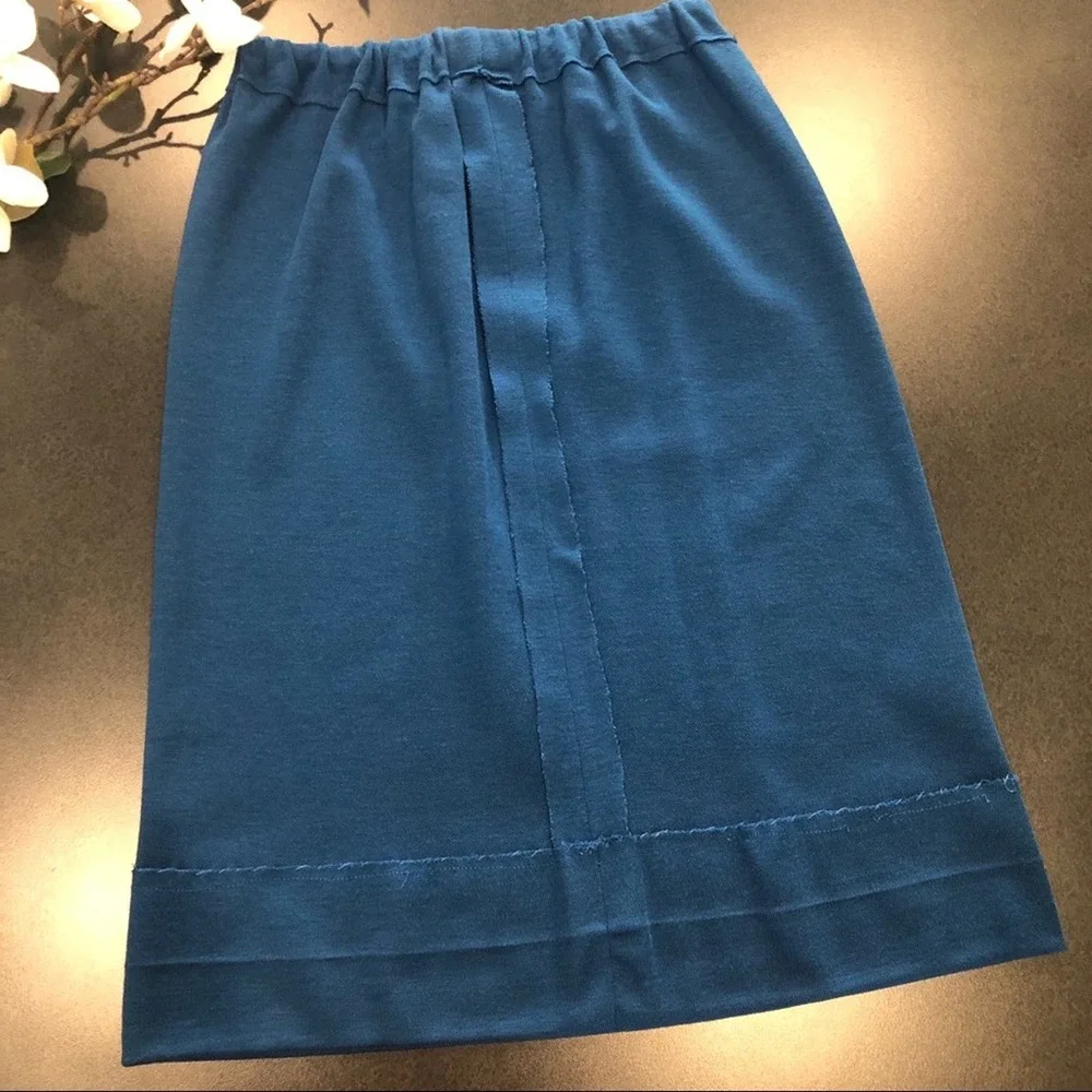 Vintage Henry Rosenfeld Skirt & Top Sweater Knit 50's Outfit Matching Set Blue - Picture 13 of 16